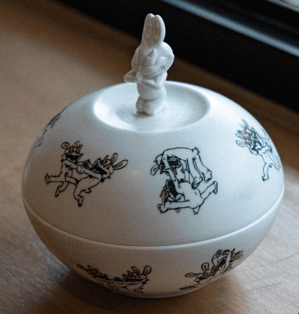 KwangJuYo x Kim Jung Gi by KREAM: Rabbit bowl with a lid