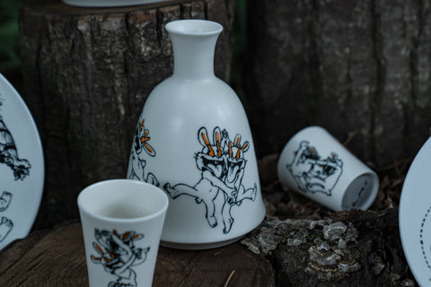 KwangJuYo x Kim Jung Gi by KREAM: Rabbit bowl with a lid